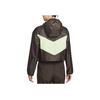 Nike Sportbekleidung SS25 Windrunner Locker Kurz Kapuzenjacke Langarm Damenjacken Samtbraun Hellgelbgrün Weiß HJ1183-220