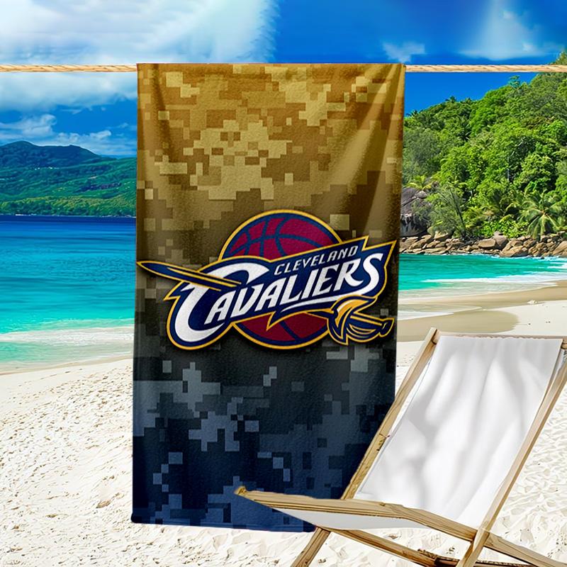 Cleveland Football Quick-Dry Microfiber Beach Towel Super Soft & Absorbent for Bath, Beach, Travel Bath Time Accessory, Fan Gifts