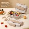 Wheat Straw Bento Box With Sealed Compartments For Adults And Office Lunches