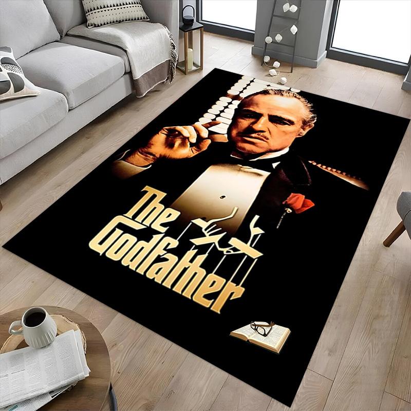 1pc The Godfather Carpet Anti Slip Polyester Floor Mat for office,Bedroom