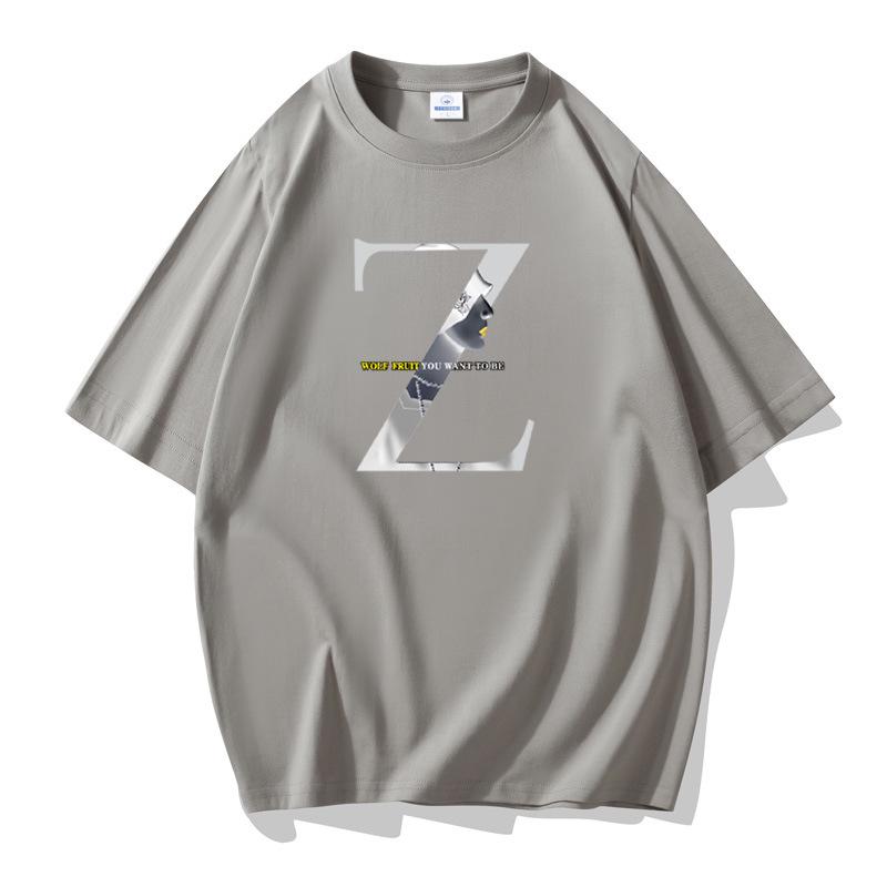 

Мужская модная черно-белая футболка с круглым вырезом и короткими рукавами - летний универсальный однотонный топ 3XL