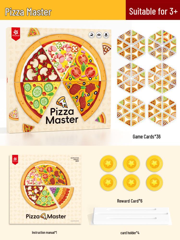 Pinwheel Pizza Master: Parent-Child Interaction & Concentration Game for Ages 3-6