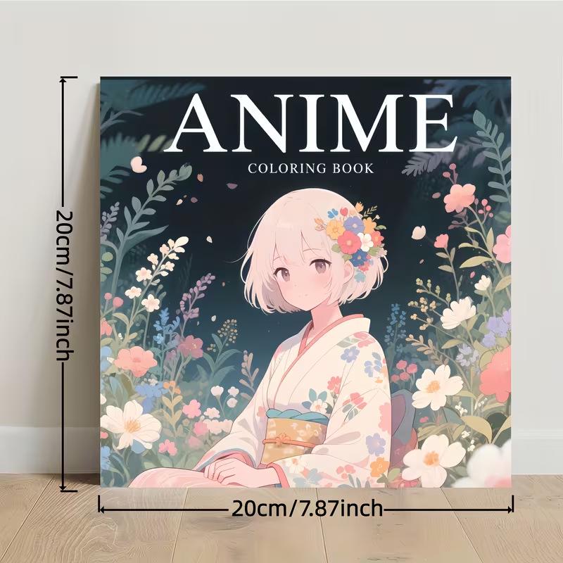 International Anime Coloring & Doodle Notebook