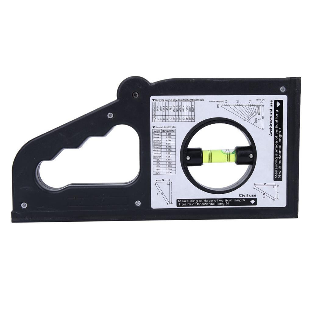 Multifunctional ABS Engineering Slope Meter Angle Measuring Scale Tool(without Magnetism)