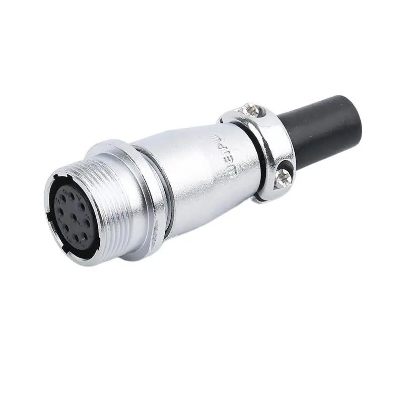 WEIPU WS16 TQ+ZQ Waterproof Cable Wire Connector Male Plug Female Socket Electrical Automation Aviation Adapter 2 3 4 5 7 9 Pin