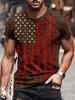 Manfinity LEGND Men Plus Americana Print Tee