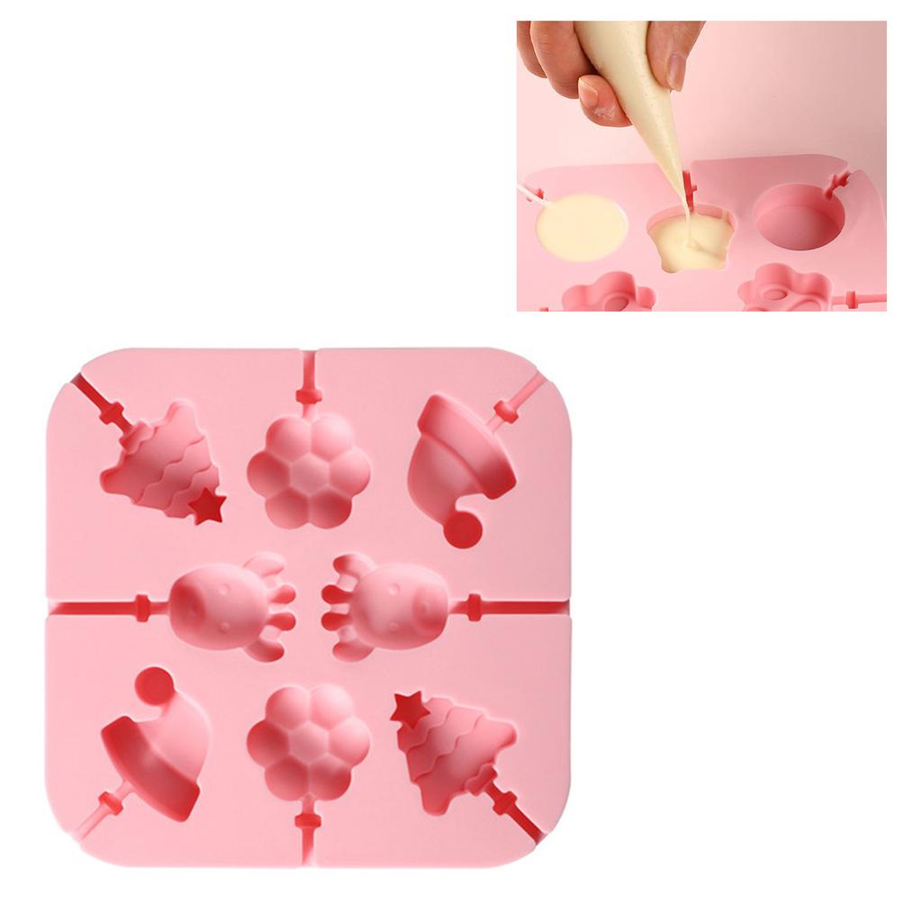 Sugar Mold Lollipop Baking Cake Mold Baking Tools Durable Flexible Easy Release Food Mould Gifts For Your Family Or Friends