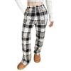 Women Pajama Pants Plush Sleep Pants Soft Elastic Waist Pajama Bottoms Patterned Pants With 2 Pockets