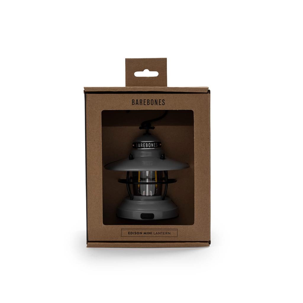 BAREBONES Mini Edison Lantern LED, Slate Gray [Official Japanese Distributor]