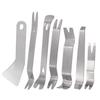 Stainless Steel and Plastic Car Door Panel Pry Tool Set - 6/7/11 Pieces