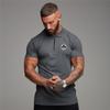 Muscleguys England Style Fashion Cotton Fitness Polo T-Shirt Men Polo Shirt Zip Polo Tees  Brand Short Sleeve Gym Bodybuilding Clothing