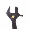 Fujiya Pipe Lance Adjustable Wrench, Black and Gold with Grip, FLP-38-BG