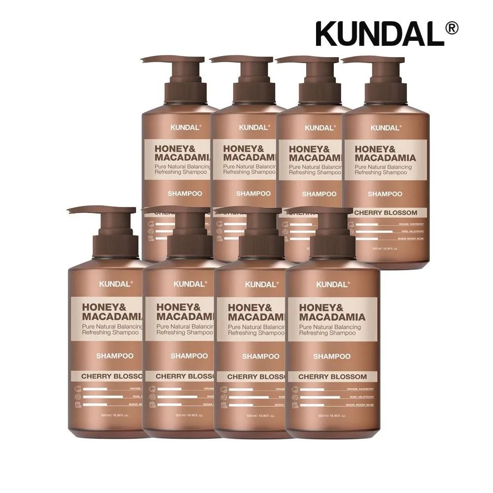 KUNDAL Honey & Macadamia Nature Shampoo Cherry Blossom 500ml x8