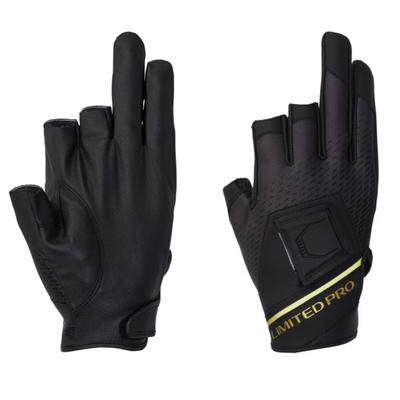 SHIMANO Limited Pro Titanium Alpha Limited 2XL Handschuhe, 3-teiliger Schnitt, GL-110X, Schwarz,