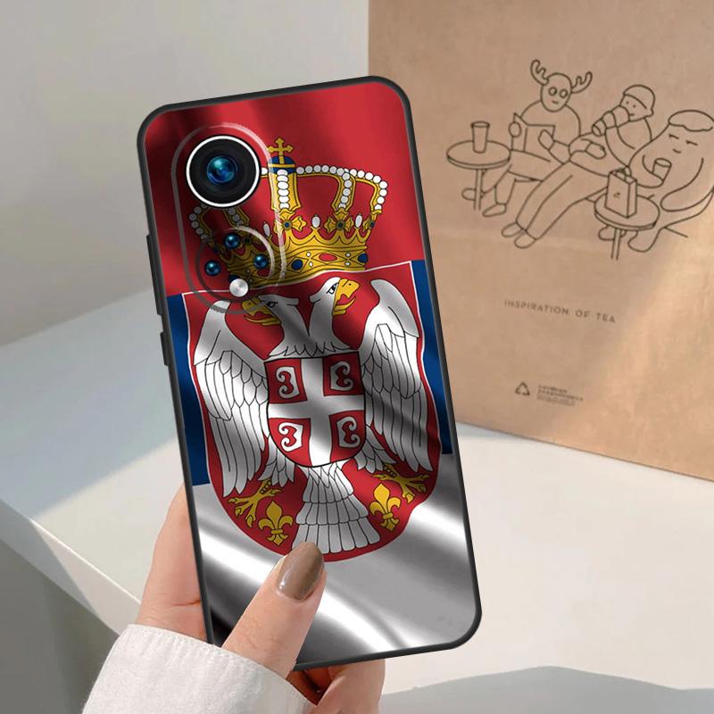 Flag of Serbia Serbian For Honor Magic 7 Lite 5 6 8 Pro Case For Honor 400 200 90 70 50 X8c X8b X9a X9b X9c X9d Win