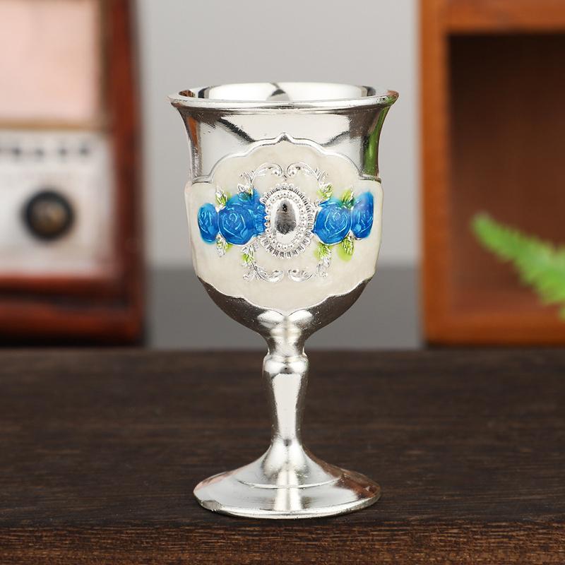 Vintage European Design Wine Goblet 1Pcs Food Grade Metal Drinkware Perfect for Wine Tasting Event Use