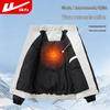 Warrior Men's Thickened Stand Collar Padded Winter Jacket