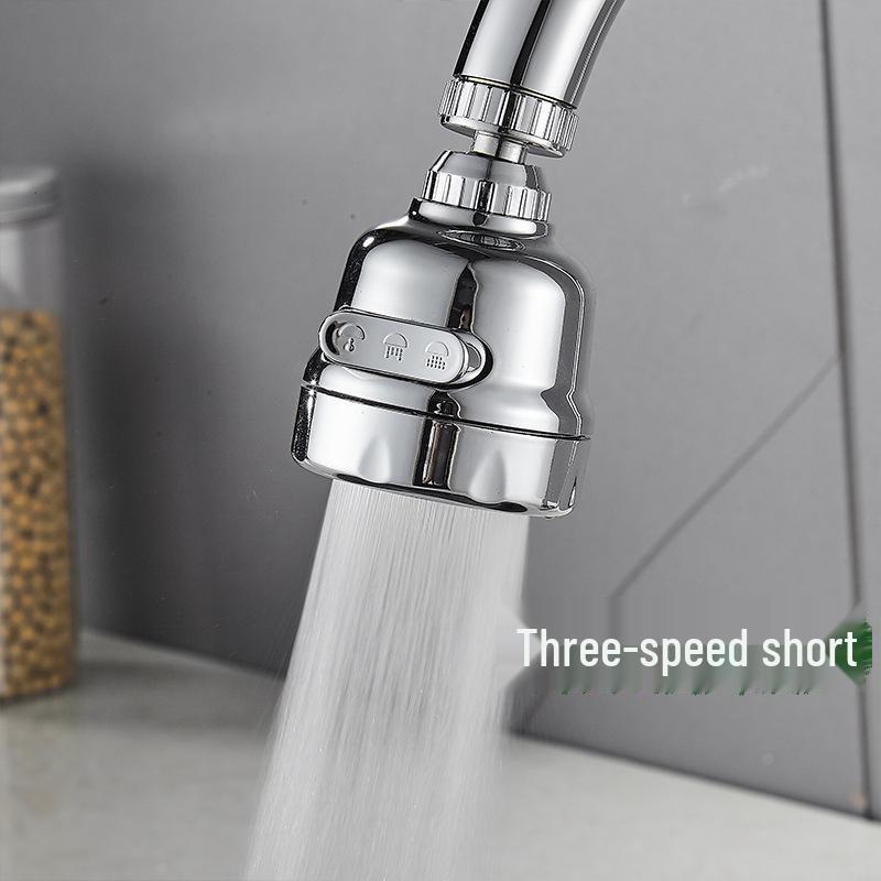 Universal Kitchen Faucet Aerator & Anti-Splash Shower Head with Filter