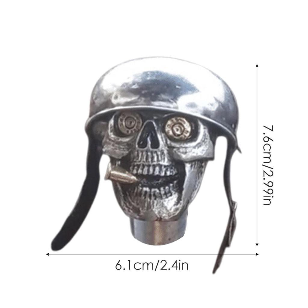 Skull Shifter Knob, Car Knob Skull - Skull Gear Knob Skull Soldier Handle Shift