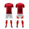 Custom Printed Soccer Training Jersey Set Men Women Kids Sportswear Football Club Team Uniform