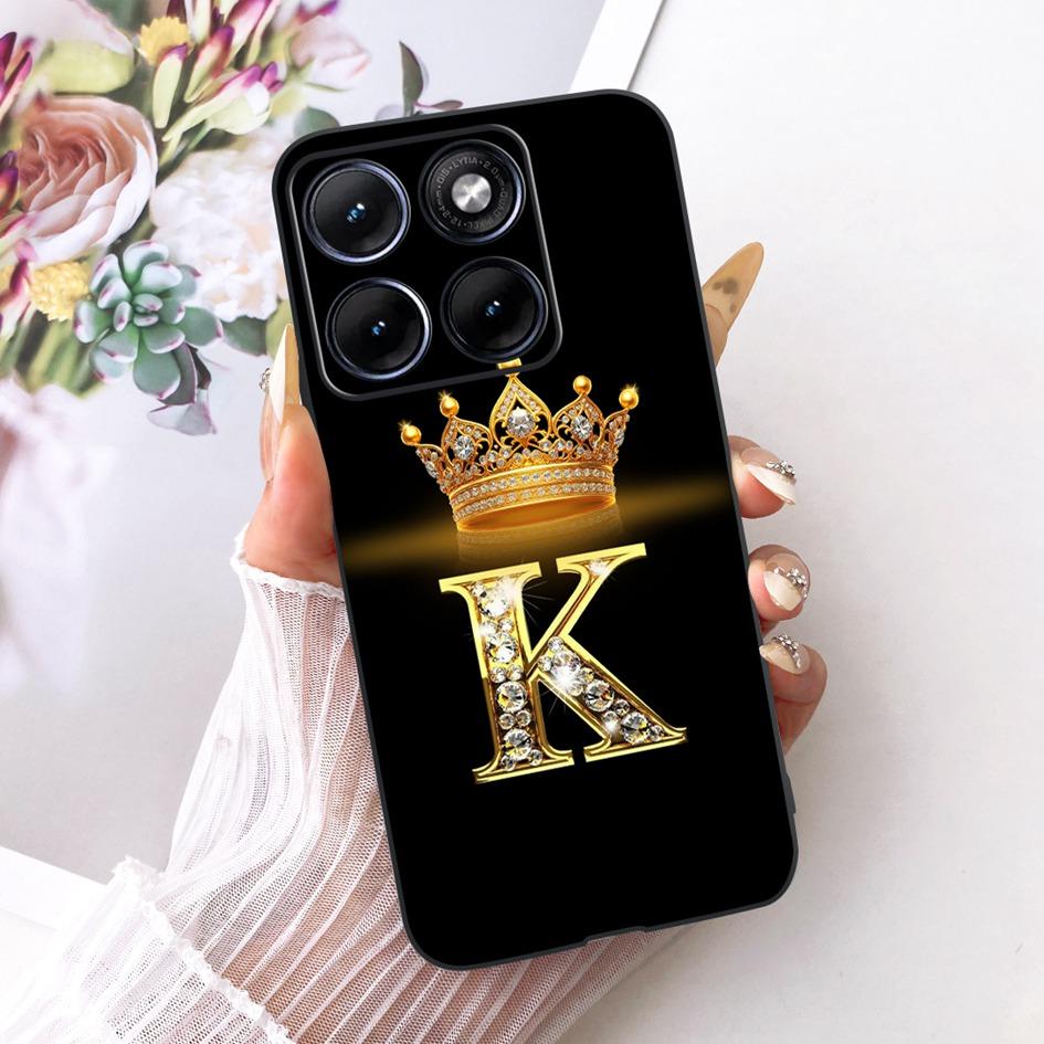 For Motorola Edge 70 Fusion 2026 Case XT2605-1 XT2605-2 Luxury Crown Letters Soft Silicone Cover For Moto Edge 70 Fusion+ Bumper