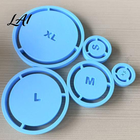 Pottery Foot Ring Tool 5PCS Tool Reusable ABS DIY Clay Molder Base Former Handmade Ceramic Alignment for Consistent Bowls And Cups Maker