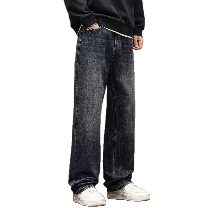 Men's 2025 Retro Loose Straight-Leg Wide Casual Jeans