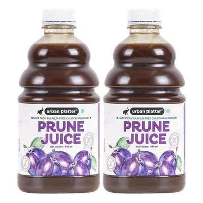 Urban Platter Prune Juice, 946ml (Pack of 2) (No Preservatives | No Added Sugar)