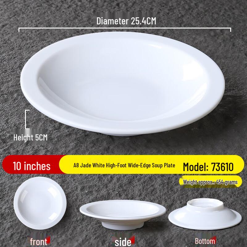 NaiDuo Melamine Restaurant Serving Plates