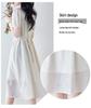 Elegant French-Style Summer Dress: Cinched Waist, Age-Defying Design