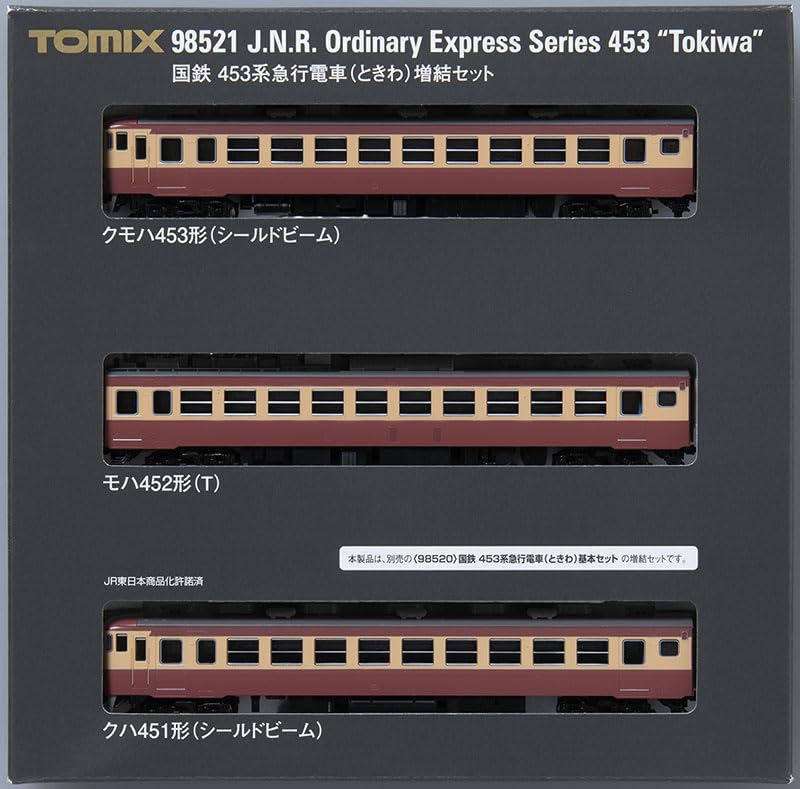 TOMIX N-Spur JNR Baureihe 453 Tokiwa Set 98521 Modellbahn Ergänzung