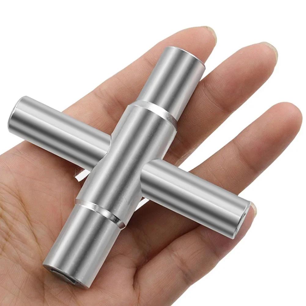 4 In 1 Universal Faucet Wrench Square Key Plumber Bathroom Wrench  For Gas Electric Meter Cabinets Bleed Radiators