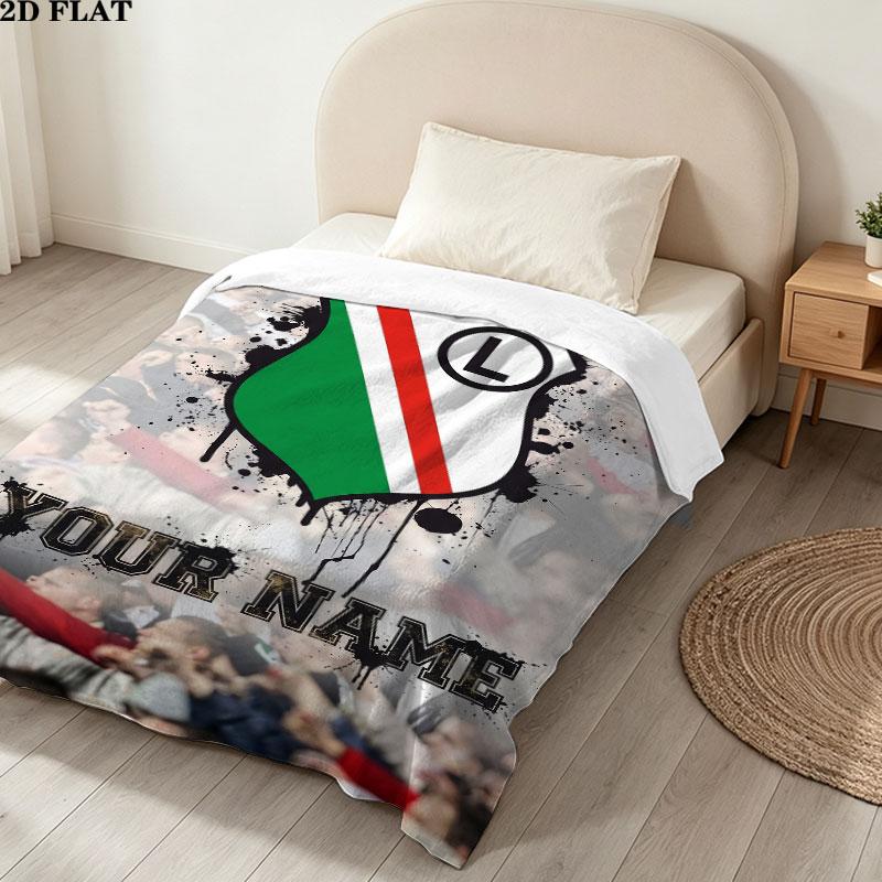 Custom Legia Warsaw Blanket, High quality Comfortable for All Seasons, Home Decor, Warmth and Comfort