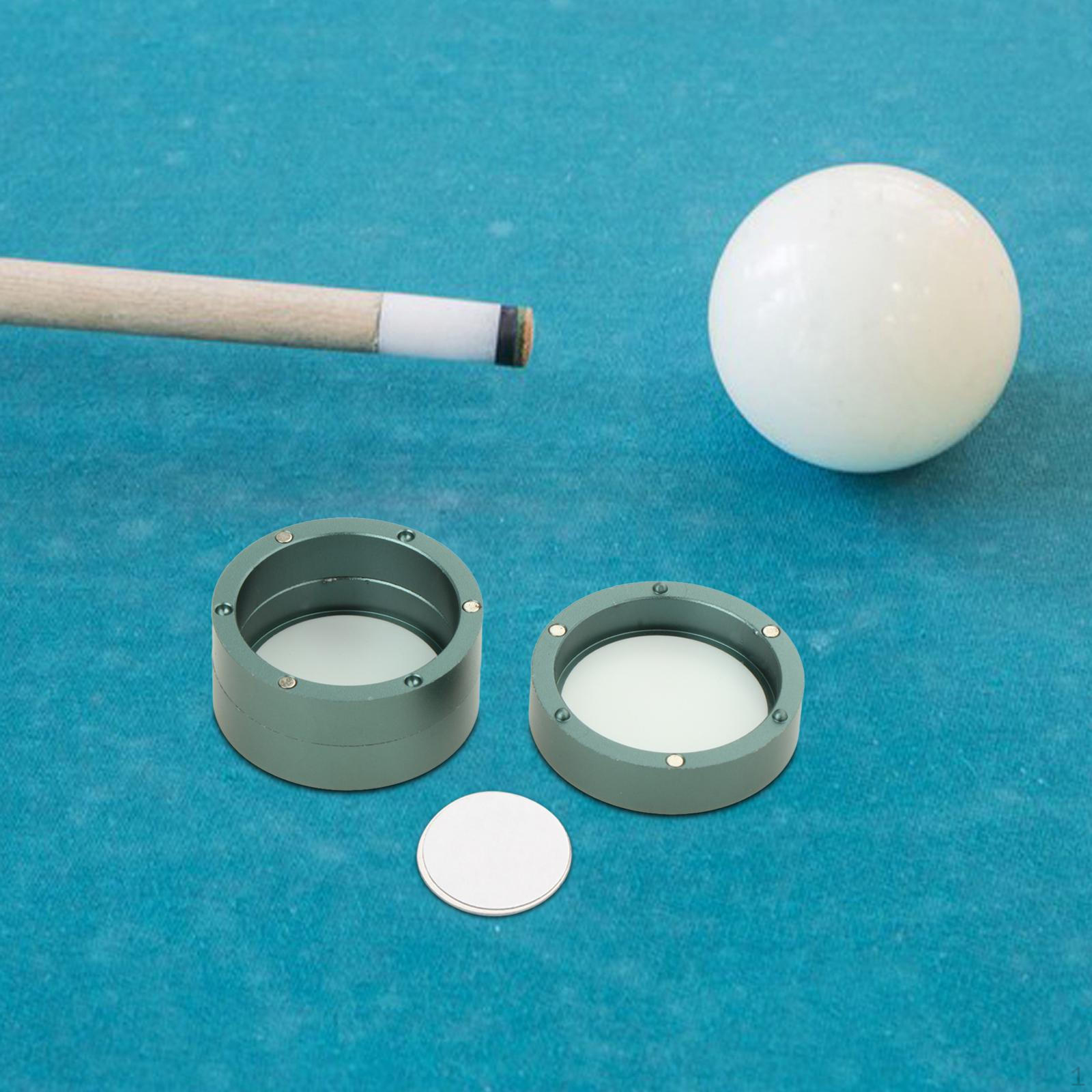 

Держатель для мела для бассейна и снукера, аксессуар для контейнера для хранения из алюминиевого сплава зелёный