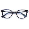 Used EYEVAN Trader POKER FACE 35th Anniversary Model Trader Poker Face Wellington Sunglasses Glasses Clear Blue/Gold