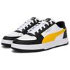 Puma Comfortable Versatile Non-Slip Wear-Resistant Low-Top Skate Shoes Unisex Sneakers Black White Yellow 392290-06