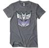 Offizielles Transformers Distressed Decepticon Schild Herren T-Shirt Größen S-2XL