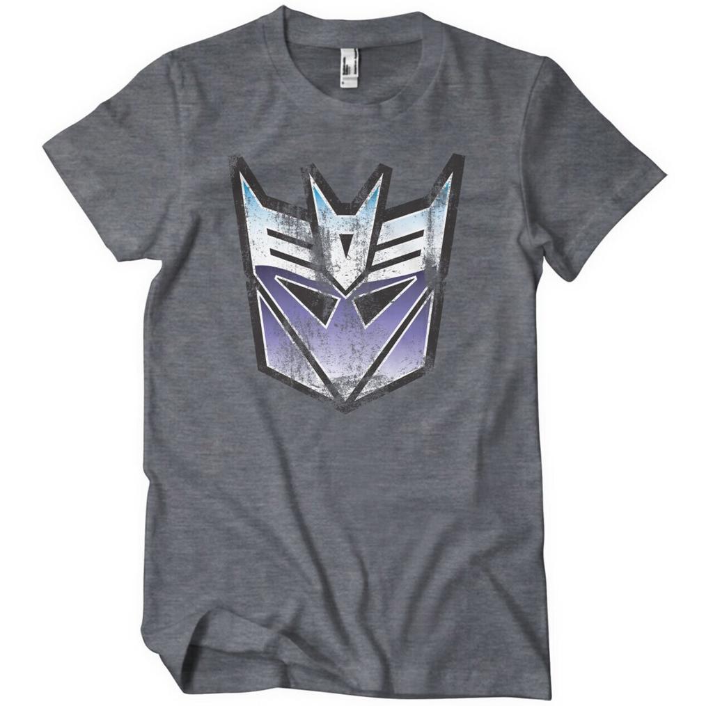 Official Transformers Distressed Decepticon Shield Mens T-Shirt S-2XL Sizes