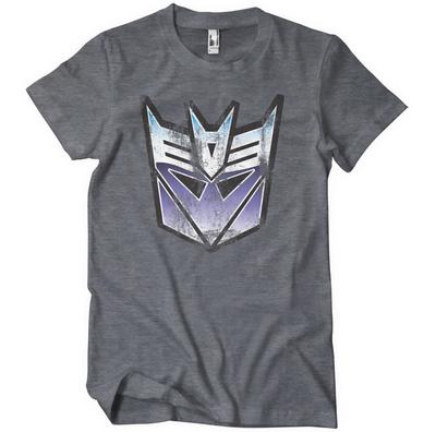 Official Transformers Distressed Decepticon Shield Mens T-Shirt S-2XL Sizes