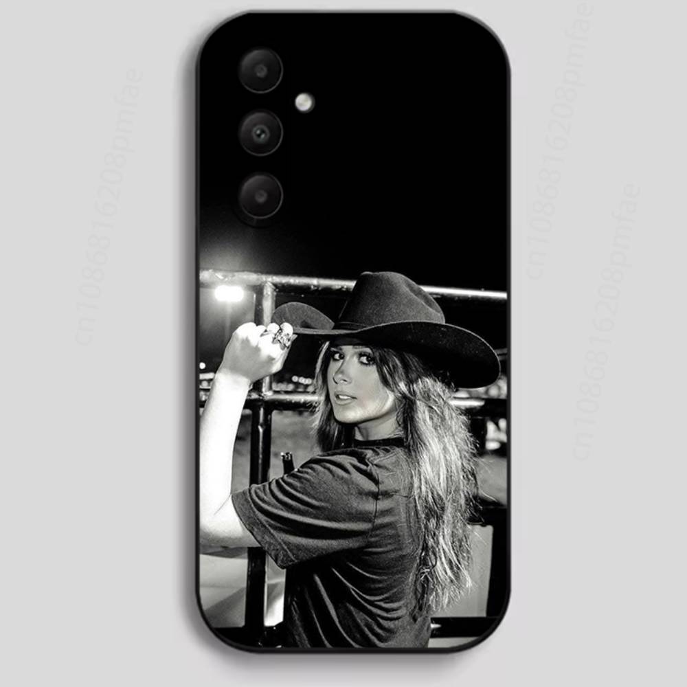 

E-Ella L-Langley Singer Phone Case for Samsung Galaxy A73,23,53,33,24,72,22,52,32,54,A34 Soft Cover Samsung A41