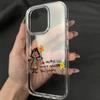 Acrylic Phone Case for iPhone 11 12 13 14 Pro 12 14 16 Pro Max for Samsung A16 A36 A56 S24 FE High-quality Painted Anti-fall Mobile Phone Case