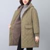 Winter Women's Large Size Mid-length Cotton Coat Loose Thick Warm Cotton Coat