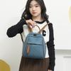 New Checked Soft Leather Women's Fashionable Backpack, High-end Travel Mini Minimalist Trendy Women's Double Shoulder Bag New Release