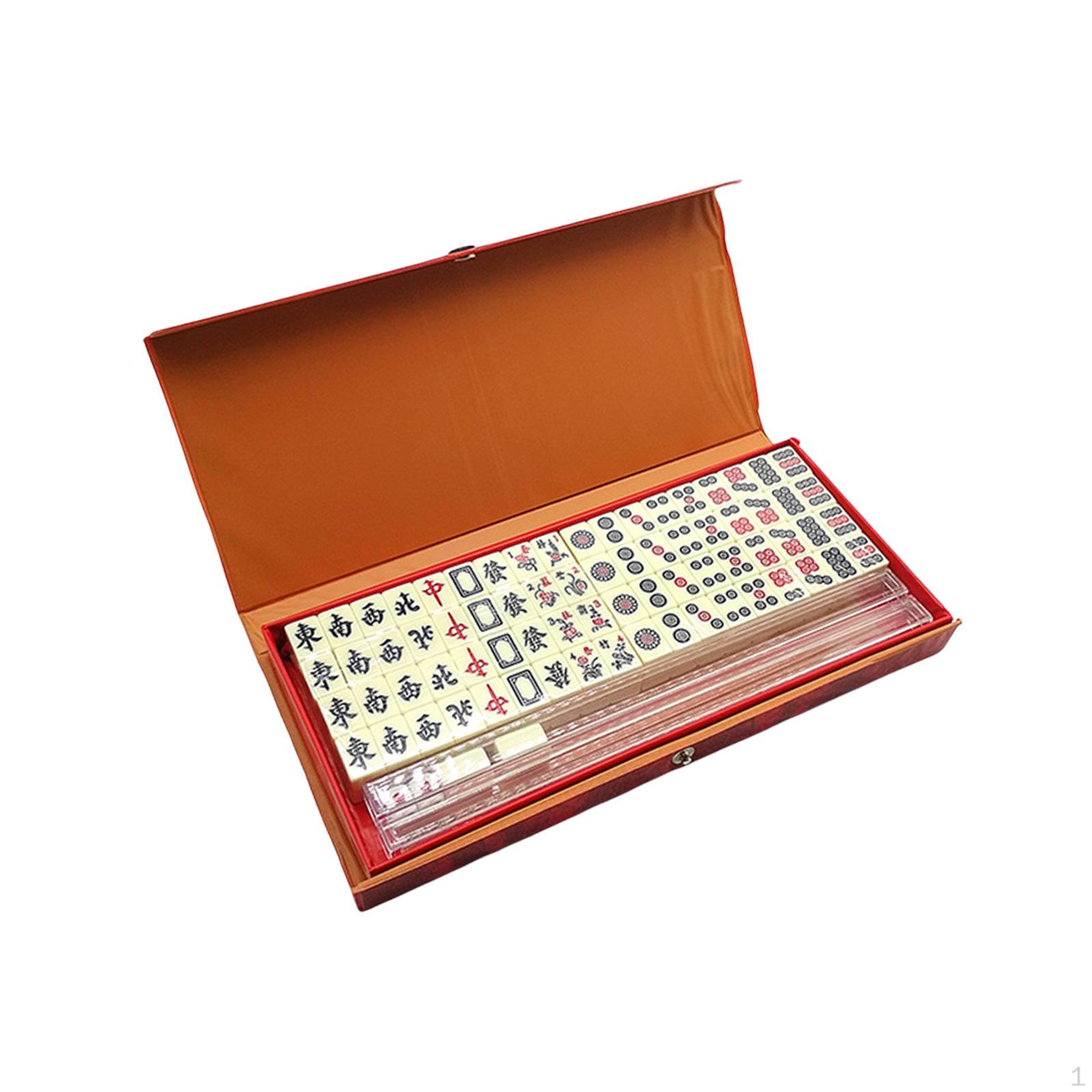 

Портативная китайская доска аксессуаров для семейных игр в маджонг одинарная 2x1,4x1 см