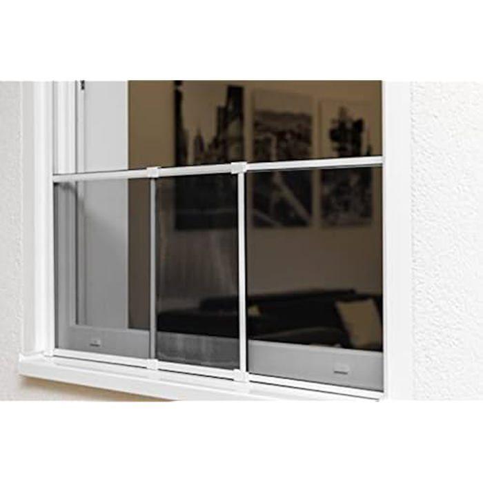 Moustiquaire fenêtre coulissante - Schellenberg - 50812 - Aluminium - Ajustable - 193 x 75 cm