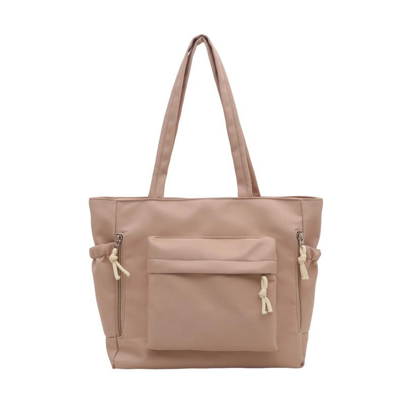 Canvas Bag For Women, Large Capacity, Versatile, Casual Shoulder Bag, Nylon Bag, Class Commuting Tote Bag