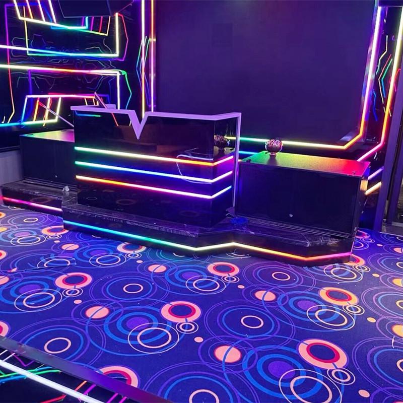 Luxury Printed Carpet for Hotel Billiard, Game, and Recreation Rooms – Wall-to-Wall Hallway and Private Room Flooring