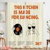 2pcs 2D flat printing Party Window Curtains Kitchen Dancing Party Wine 100% Polyester Without Electricity Birthday Party Perfect