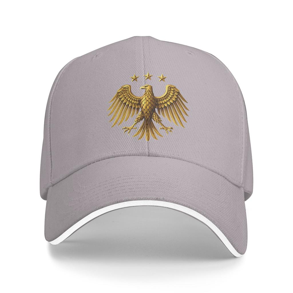 Golden Syrian Eagle Emblem Heraldic National Symbol  Baseball Cap  Unisex Unisex Custom Logo Trucker Hat Summer Trendy Snapback Cap
