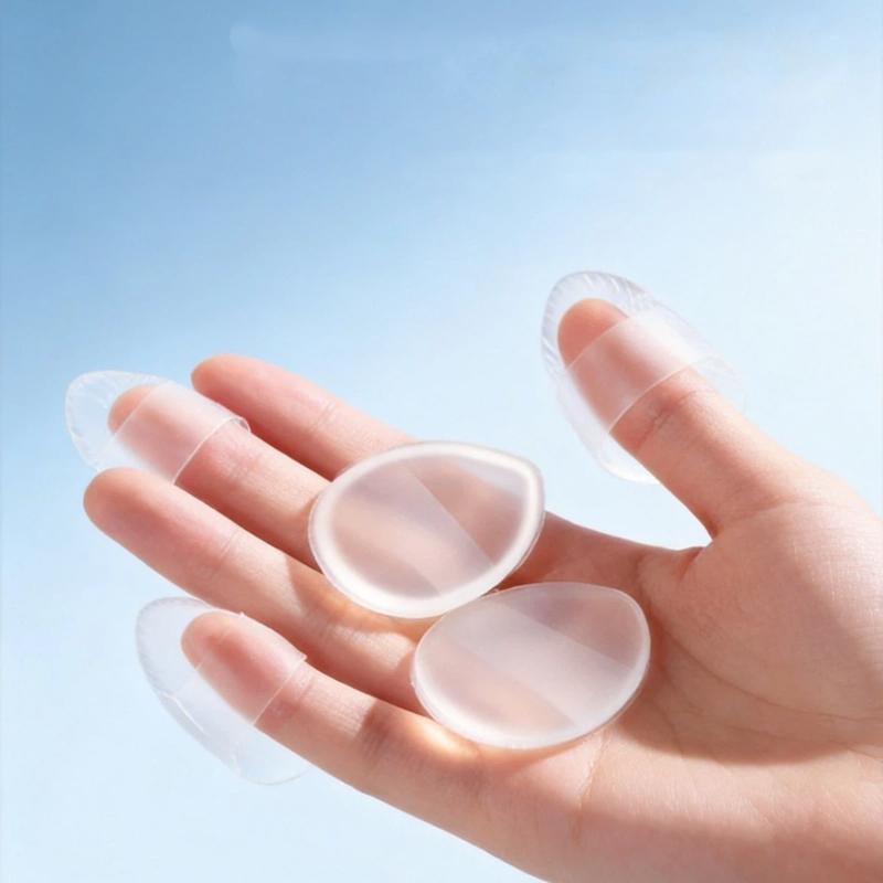 Silicone Makeup Sponge Transparent Makeup Foundation Sponge Non-Absorbing Water-Based Crystal Jelly Bb Cushion Puff